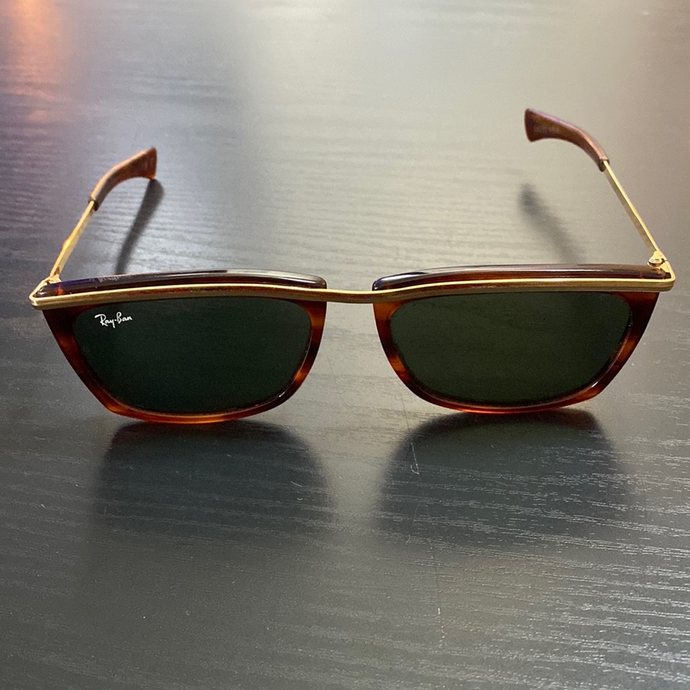 Ray Ban Olympian II vintage sunglasses with wrap shape